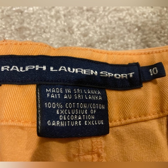 Ralph Lauren Sport Women's Orange Shorts Size 10 - Picture 6 of 7